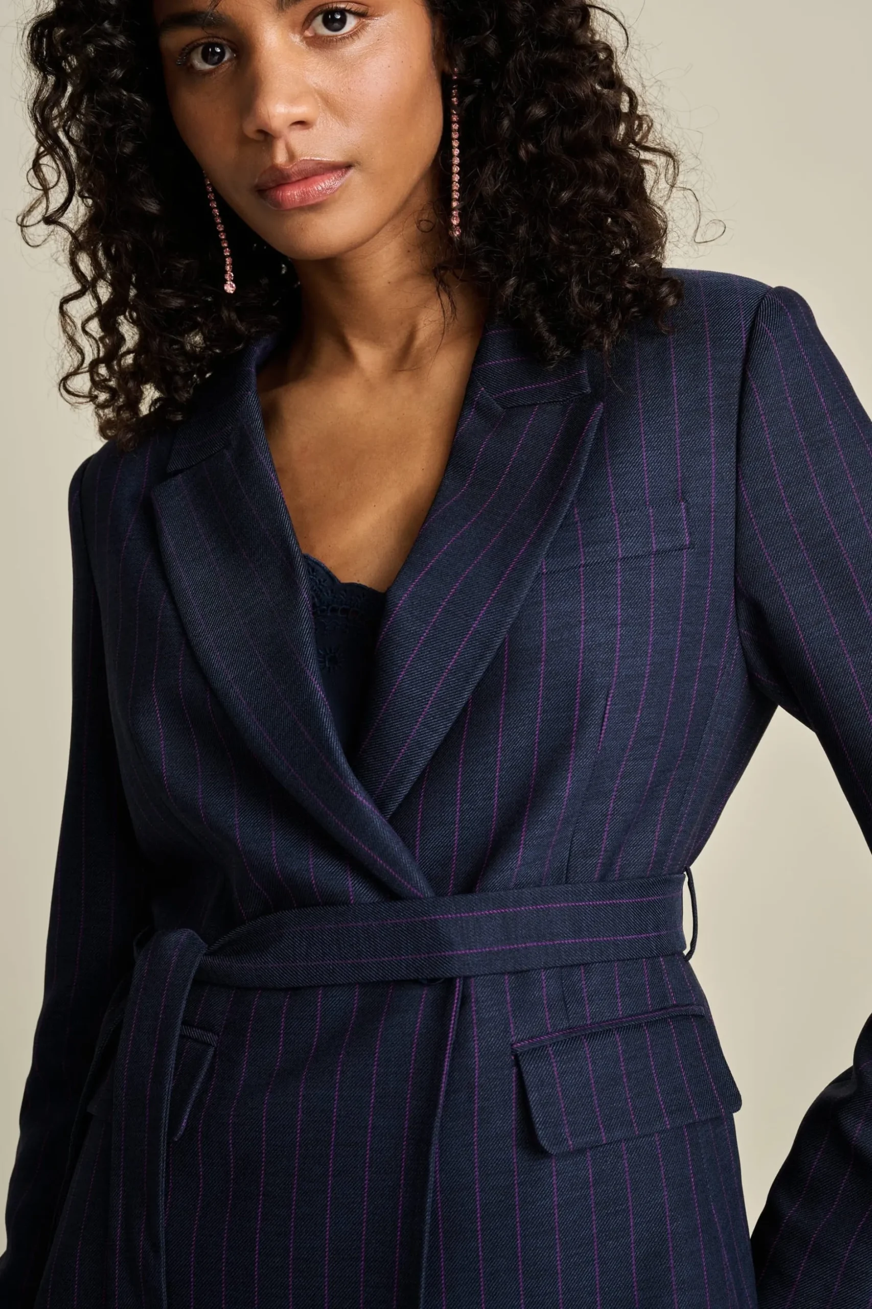 blazer_striped_midnight_blue_0.webp POM Amsterdam BLAZER Striped | Suits | Jassen & Blazers
