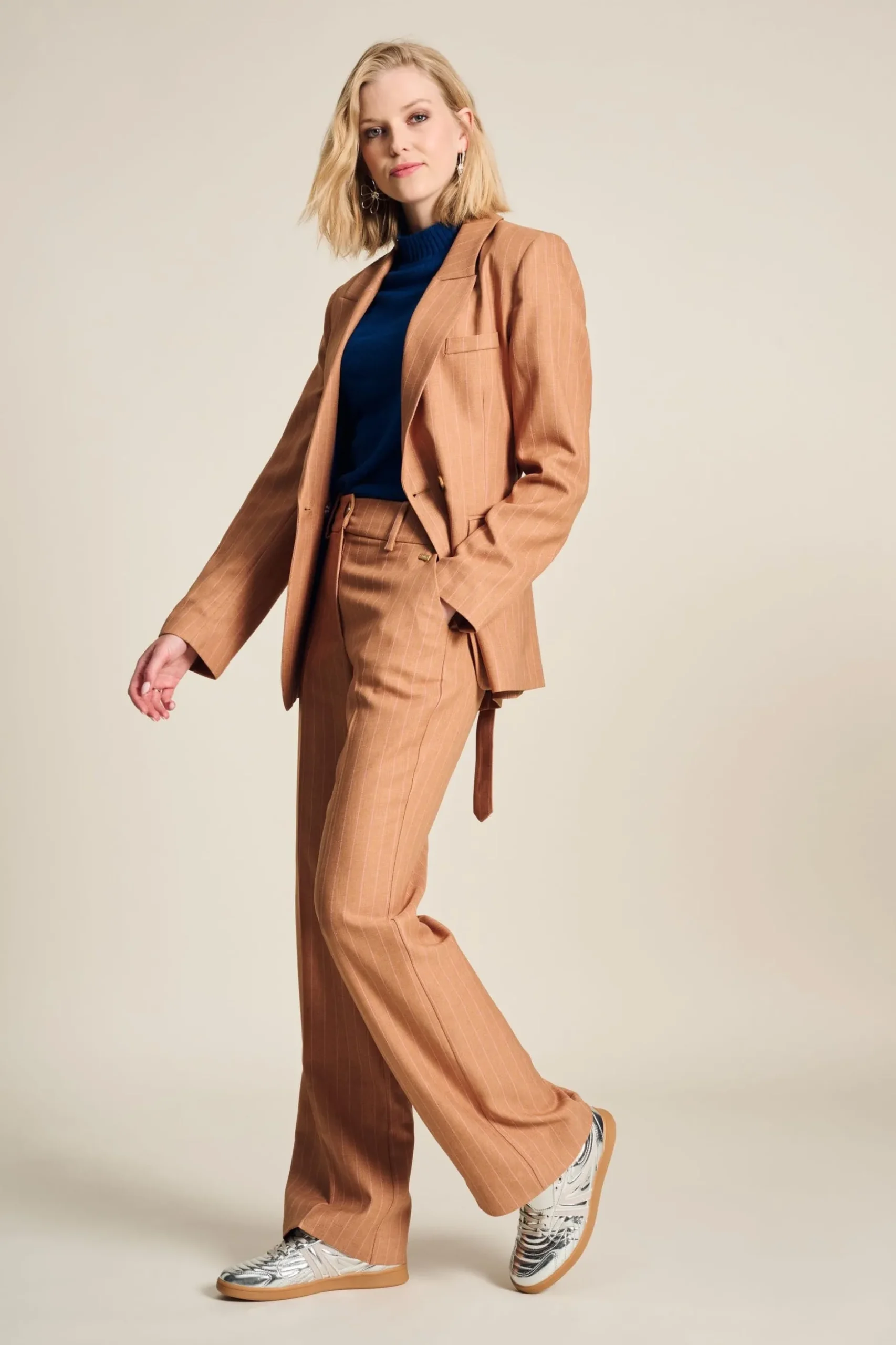 blazer_striped_sugar_brown_3.webp POM Amsterdam BLAZER Striped | Co-Ords | Suits