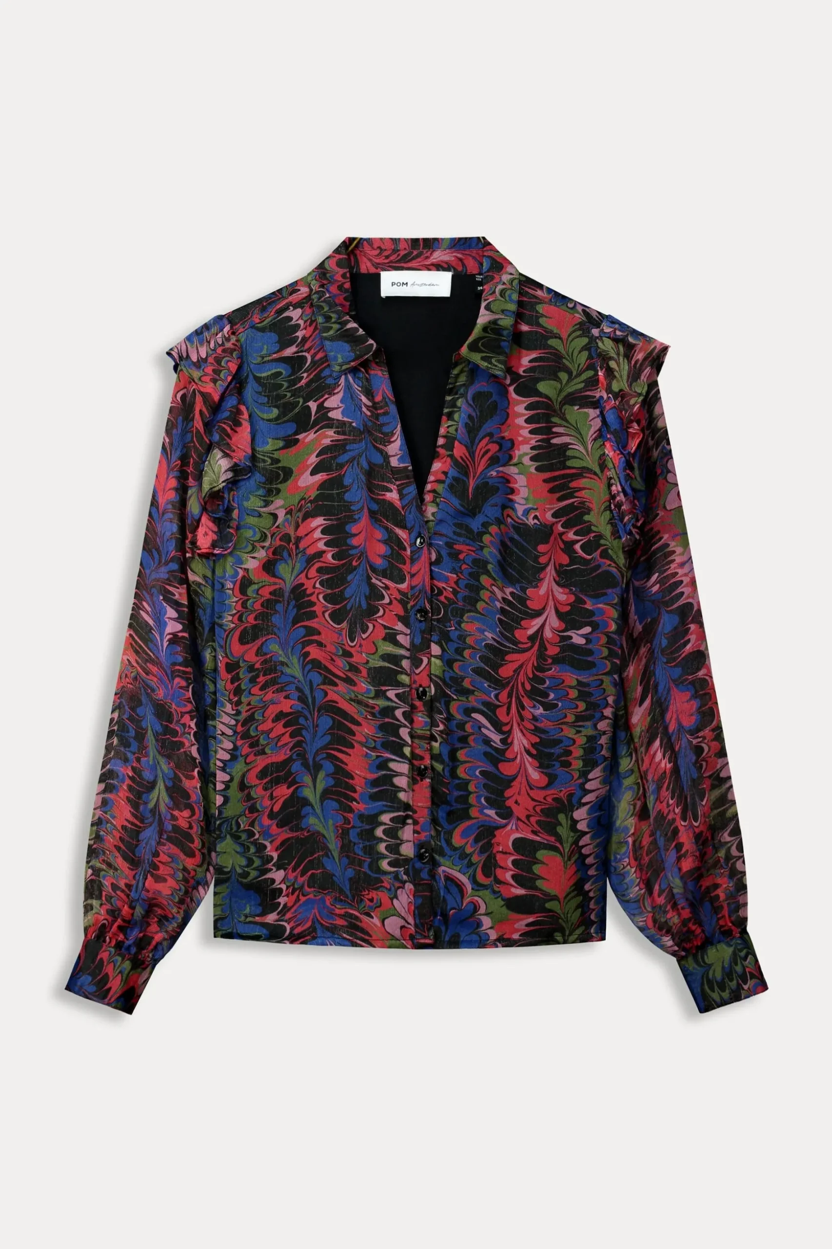 blouse_animal_paradise_1.webp POM Amsterdam BLOUSE Animal Paradise | Blouses