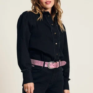 POM Amsterdam BLOUSE Denim | Co-Ords | Blouses