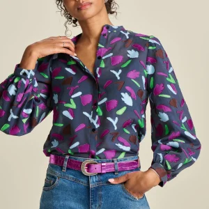 POM Amsterdam BLOUSE Featherfest Blue | Blouses
