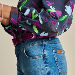 POM Amsterdam BLOUSE Featherfest Blue | Blouses