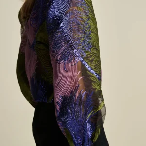 POM Amsterdam BLOUSE Festive Feathers | Blouses