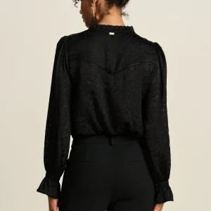 POM Amsterdam BLOUSE Hearts Black | Blouses