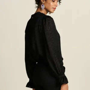 POM Amsterdam BLOUSE Hearts Black | Blouses
