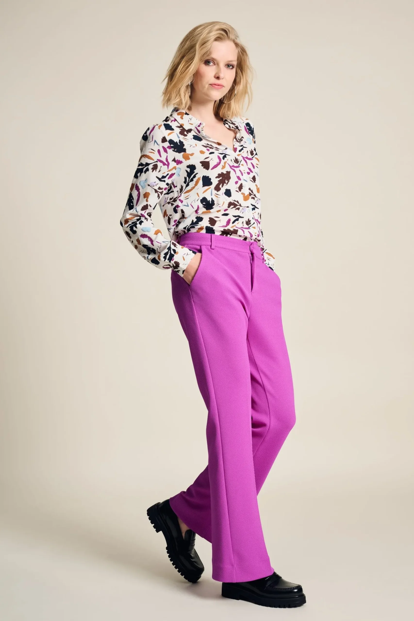 blouse_mila_featherfest_ecru_0.webp POM Amsterdam BLOUSE Mila | Blouses