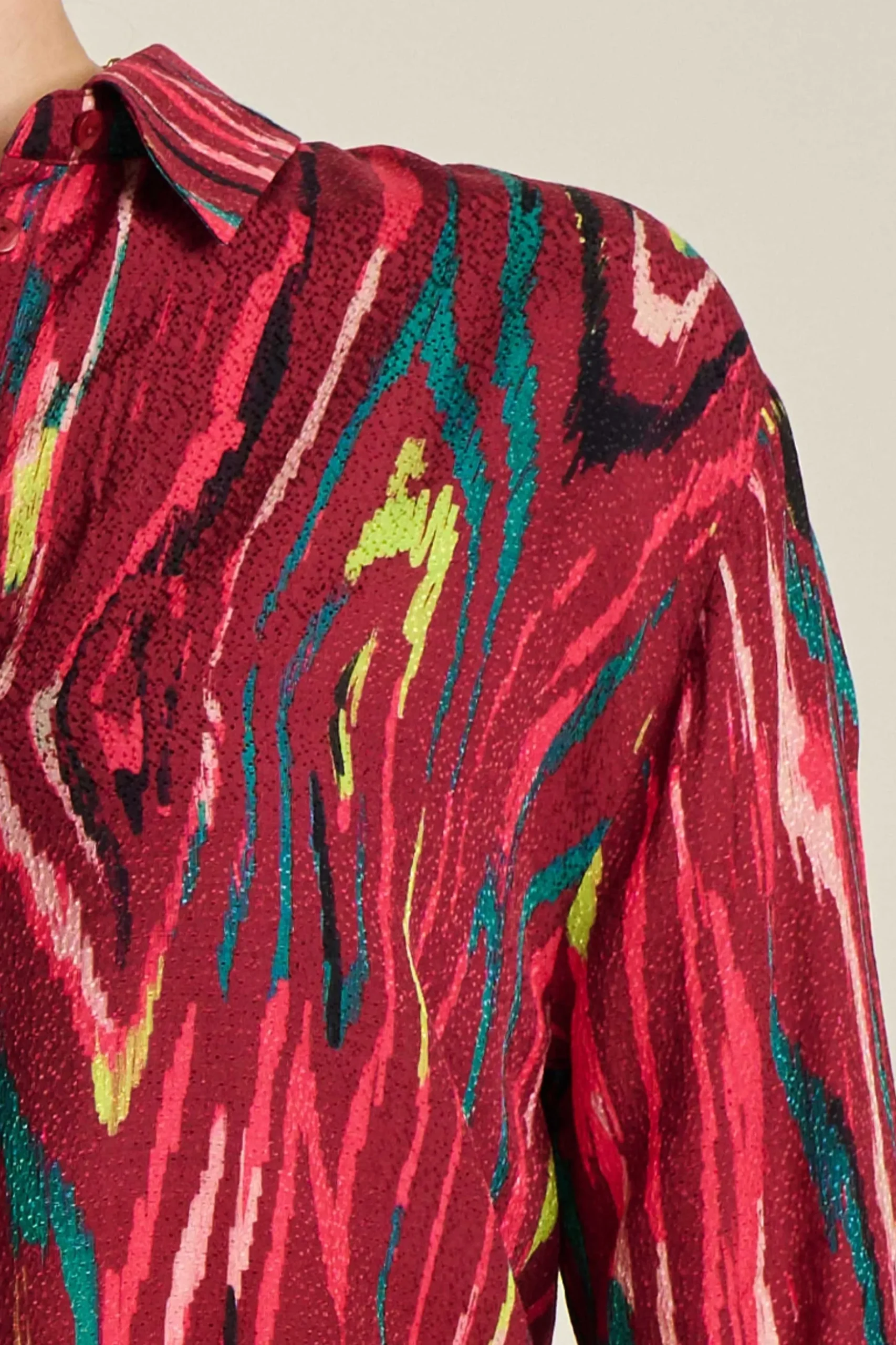 blouse_milly_woody_burgundy_red_5.webp POM Amsterdam BLOUSE Milly | Blouses