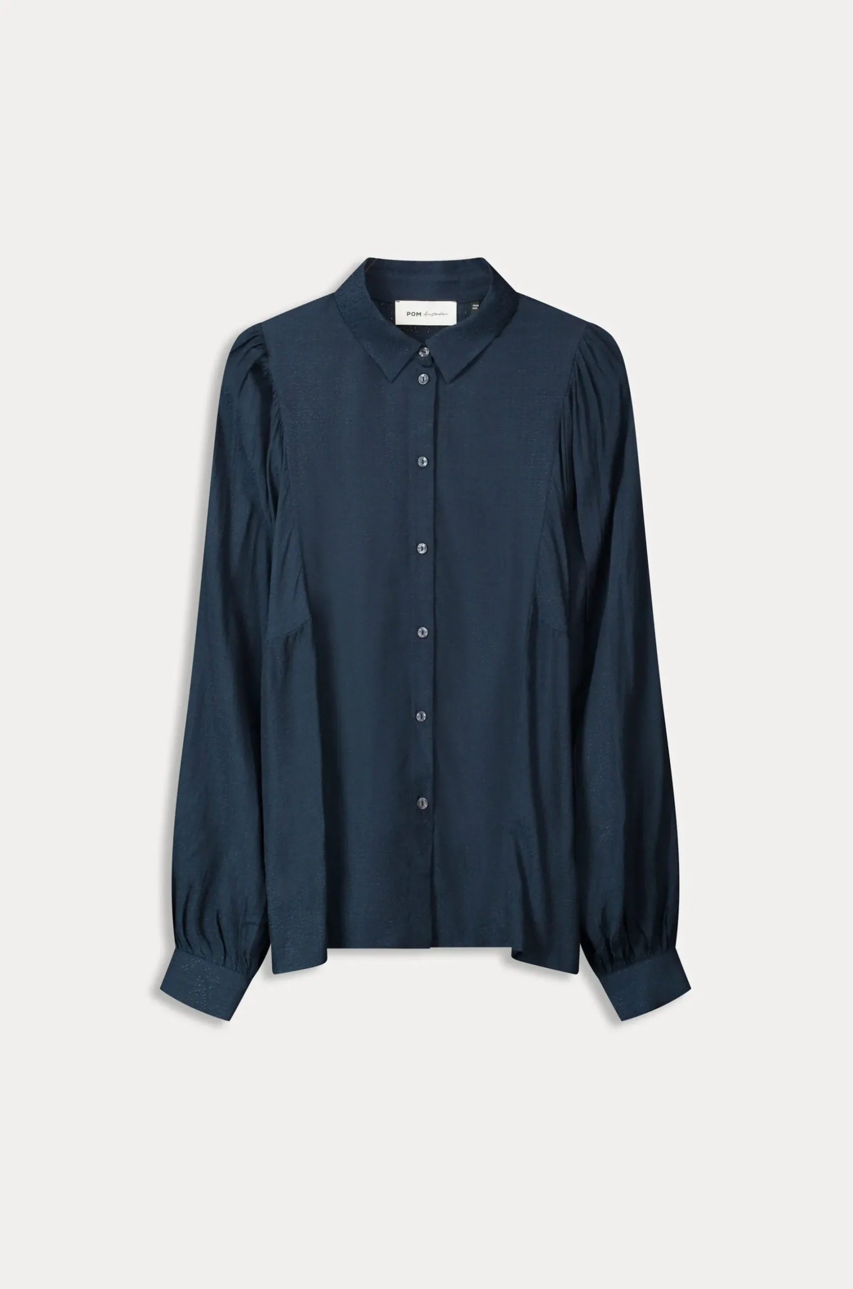 blouse_sparkle_blue_1.webp POM Amsterdam BLOUSE Sparkle Blue | Blouses
