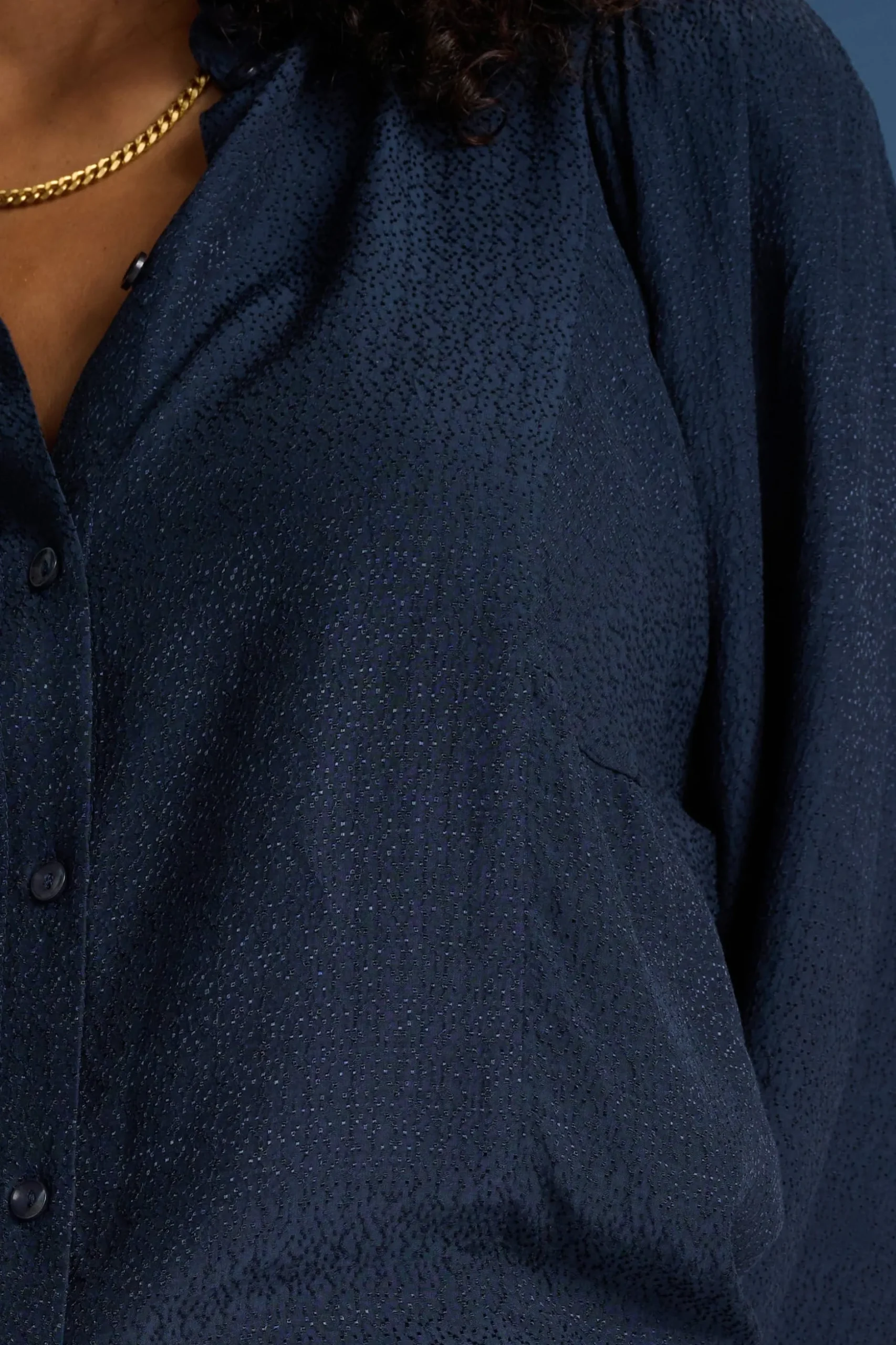 blouse_sparkle_blue_5.webp POM Amsterdam BLOUSE Sparkle Blue | Blouses