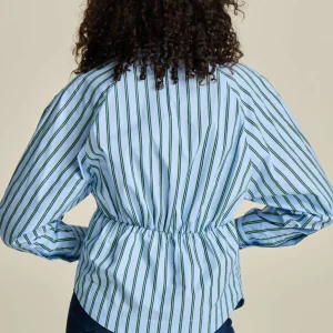POM Amsterdam BLOUSE Striped Poplin | Blouses