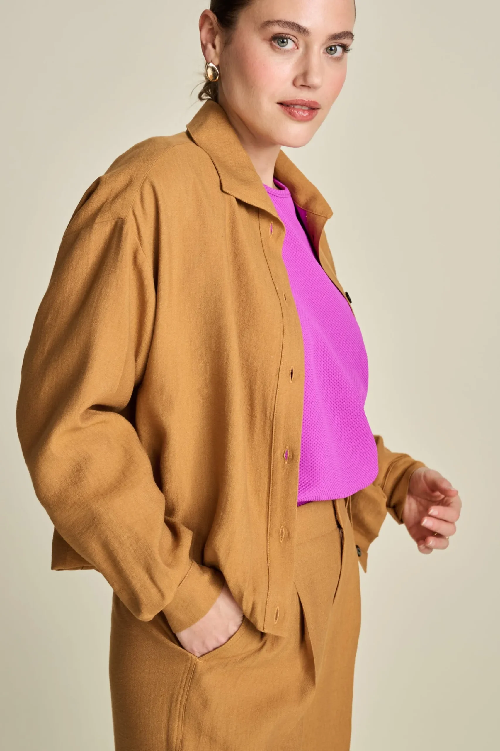 blouse_sugar_brown_0.webp POM Amsterdam BLOUSE | Co-Ords | Blouses