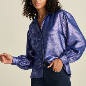 POM Amsterdam BLOUSE Violet | Blouses
