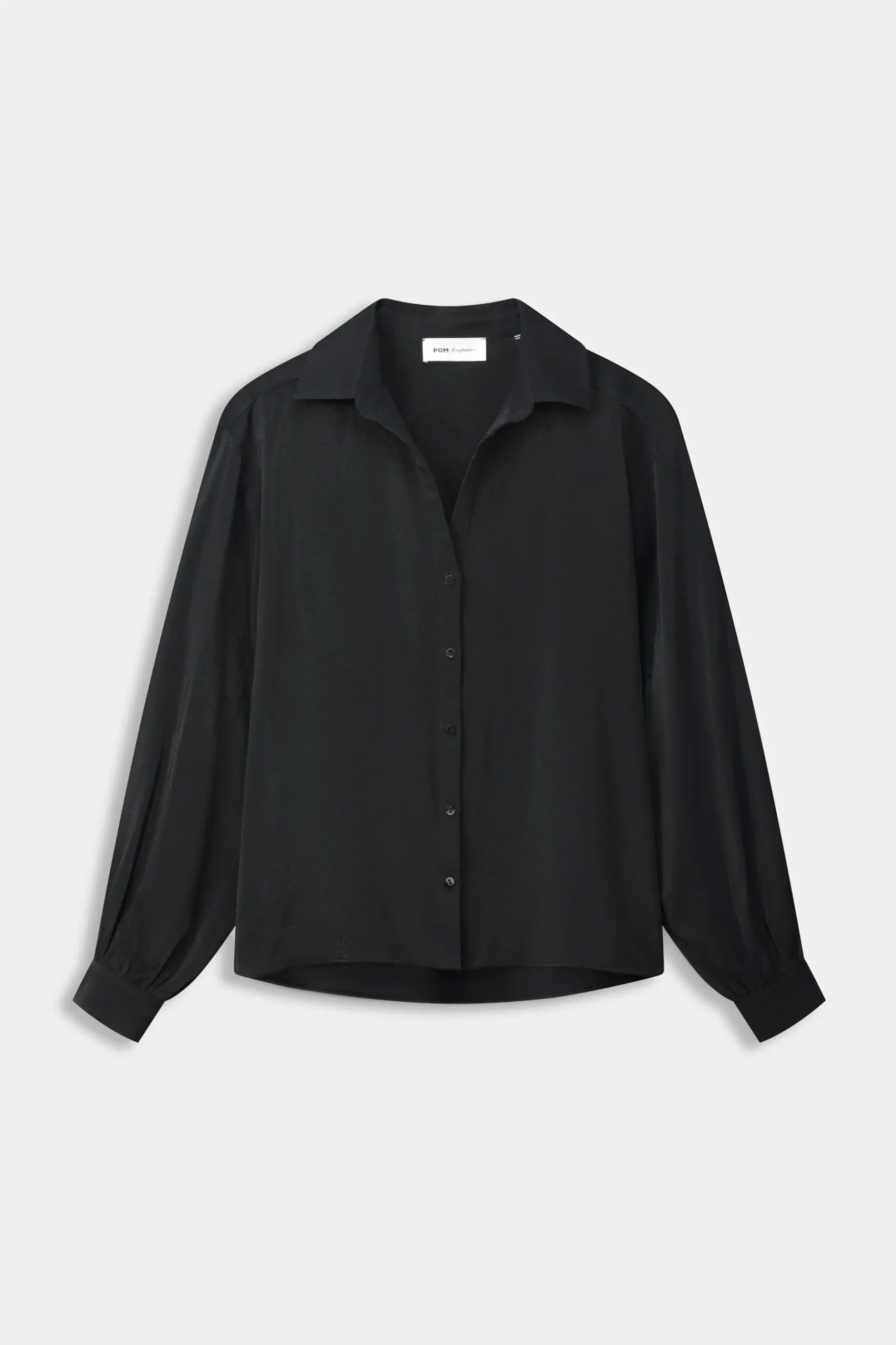 blouse_violet_shimmer_black_1.webp POM Amsterdam BLOUSE Violet | Co-Ords | Blouses