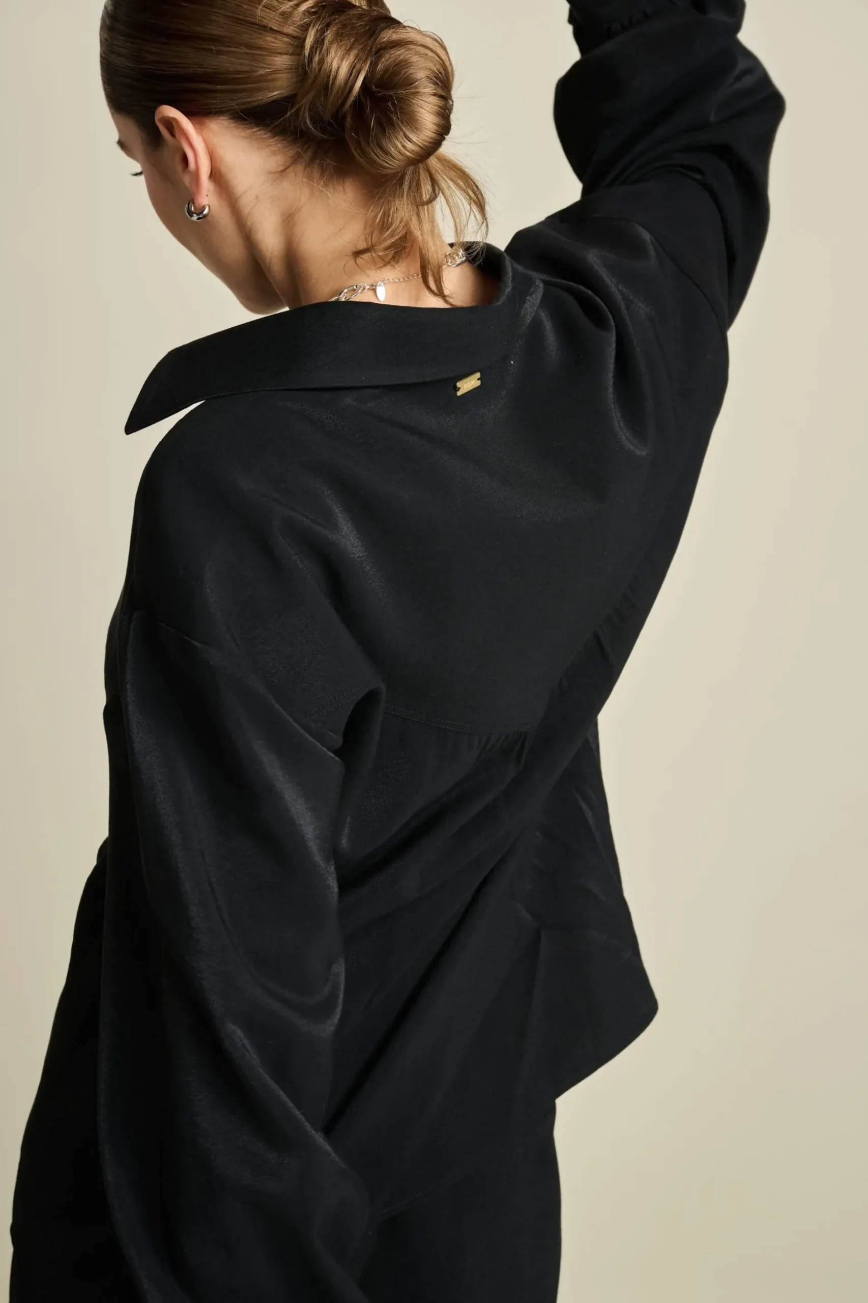 blouse_violet_shimmer_black_5.webp POM Amsterdam BLOUSE Violet | Co-Ords | Blouses