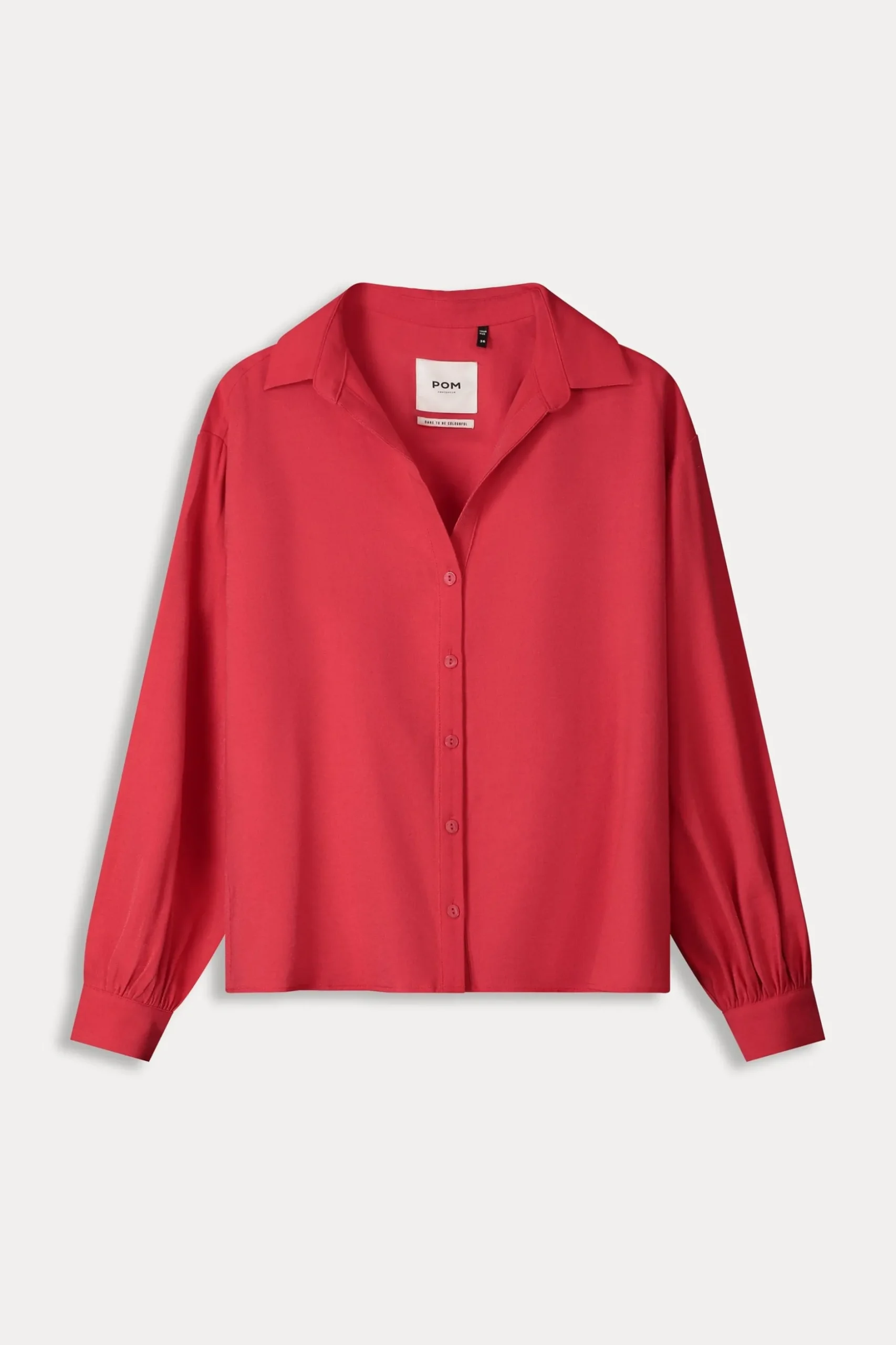 blouse_violet_shimmer_vibrant_pink_1.webp POM Amsterdam BLOUSE Violet | Blouses