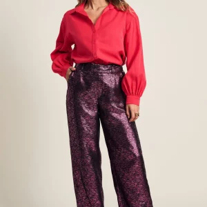 POM Amsterdam BLOUSE Violet | Blouses