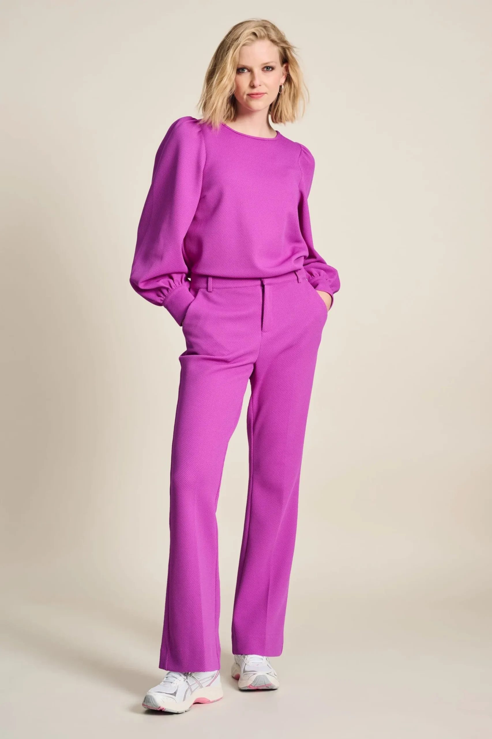 broek_flare_cactus_pink_4.webp POM Amsterdam BROEK Flare | Co-Ords | Suits