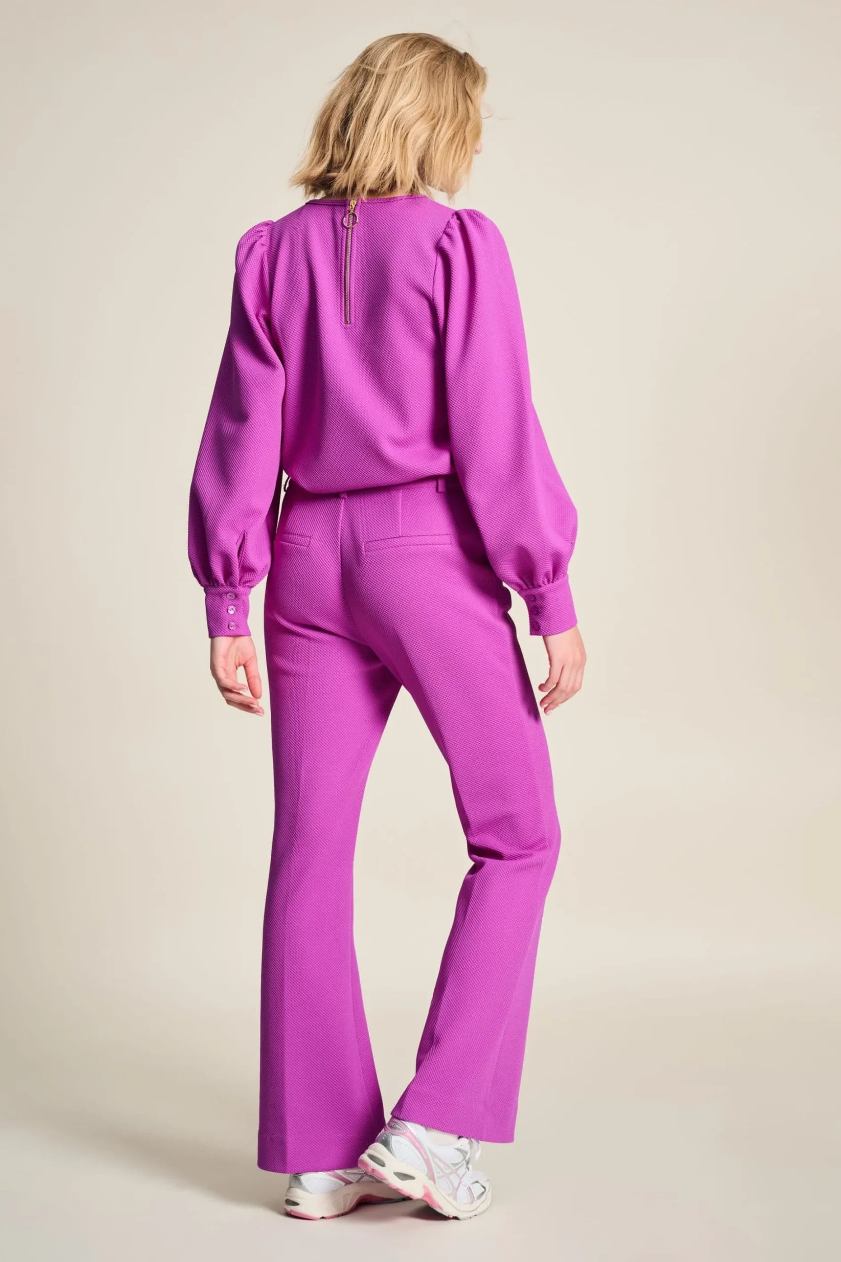 broek_flare_cactus_pink_5.webp POM Amsterdam BROEK Flare | Co-Ords | Suits