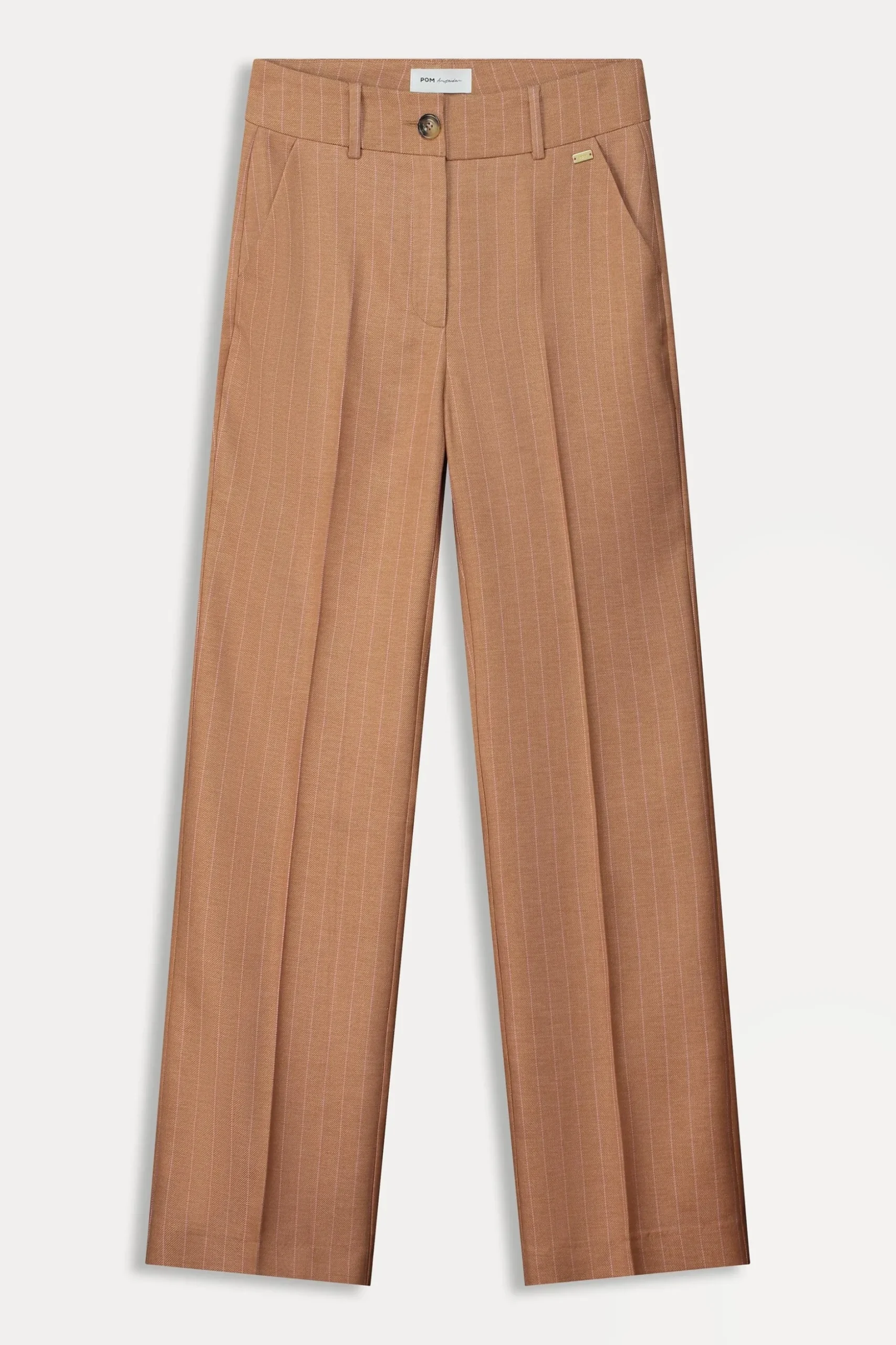 broek_striped_sugar_brown_1.webp POM Amsterdam BROEK Striped | Co-Ords | Suits