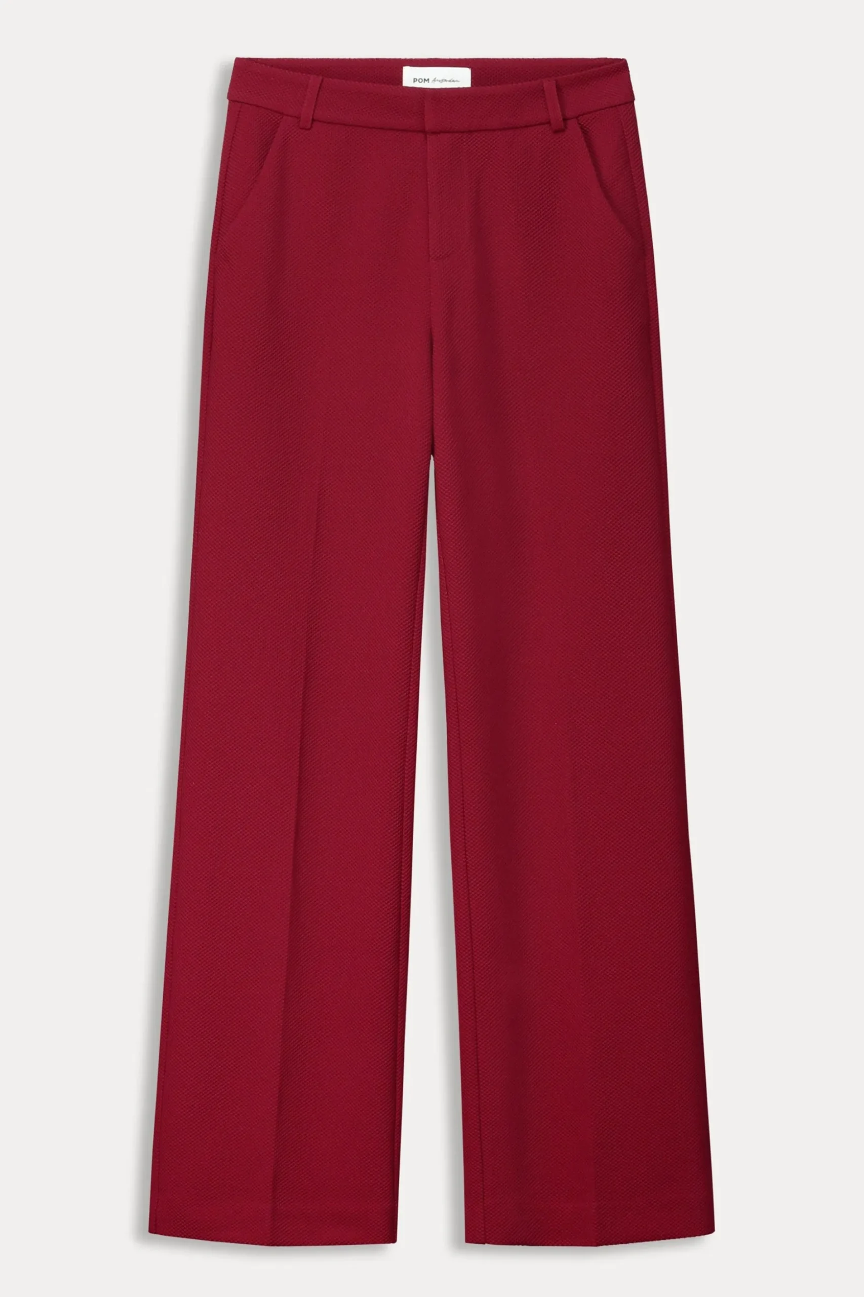 broek_wide_leg_burgundy_red_1.webp POM Amsterdam BROEK Wide Leg | Co-Ords | Suits