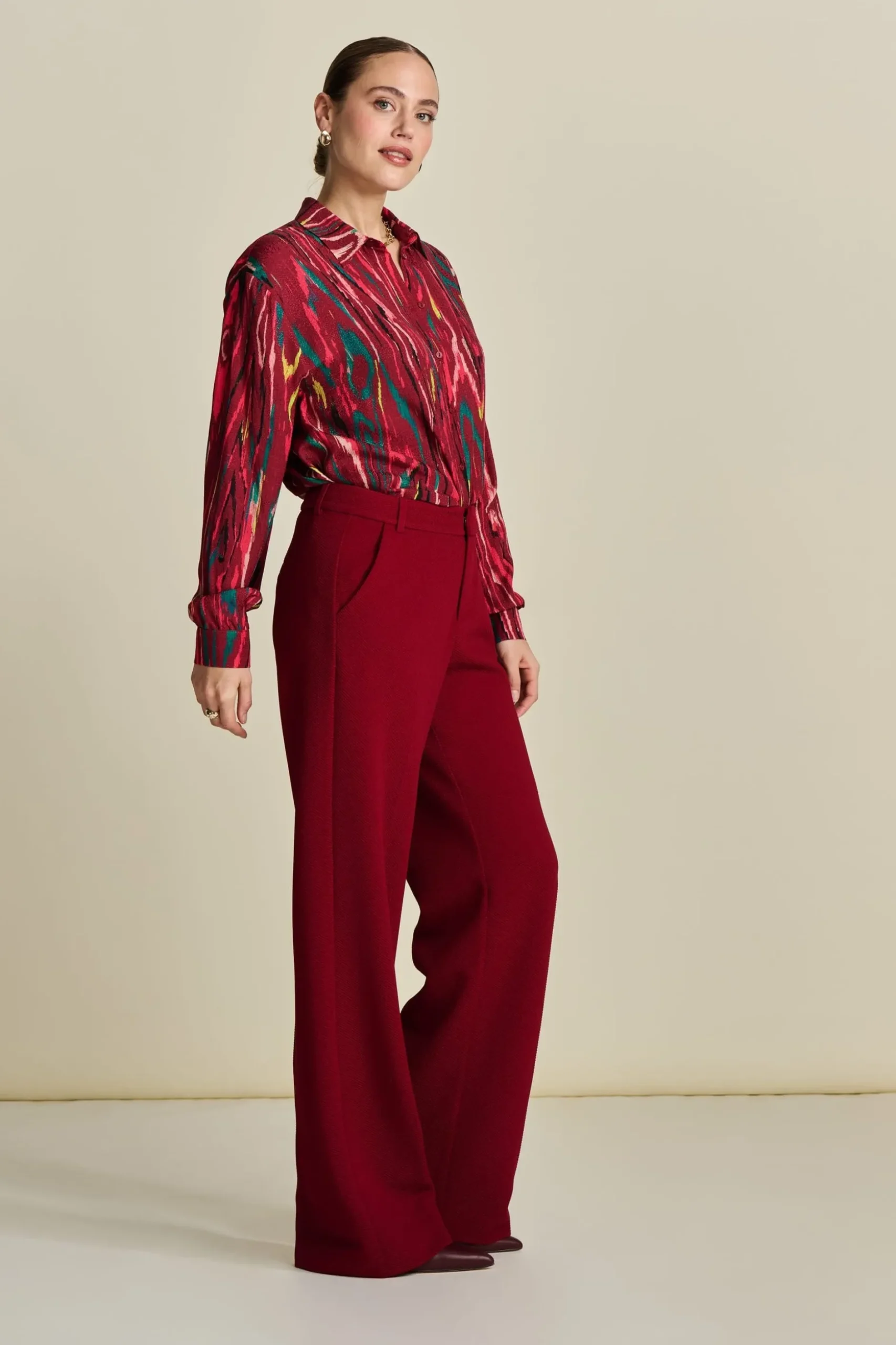 broek_wide_leg_burgundy_red_3.webp POM Amsterdam BROEK Wide Leg | Co-Ords | Suits