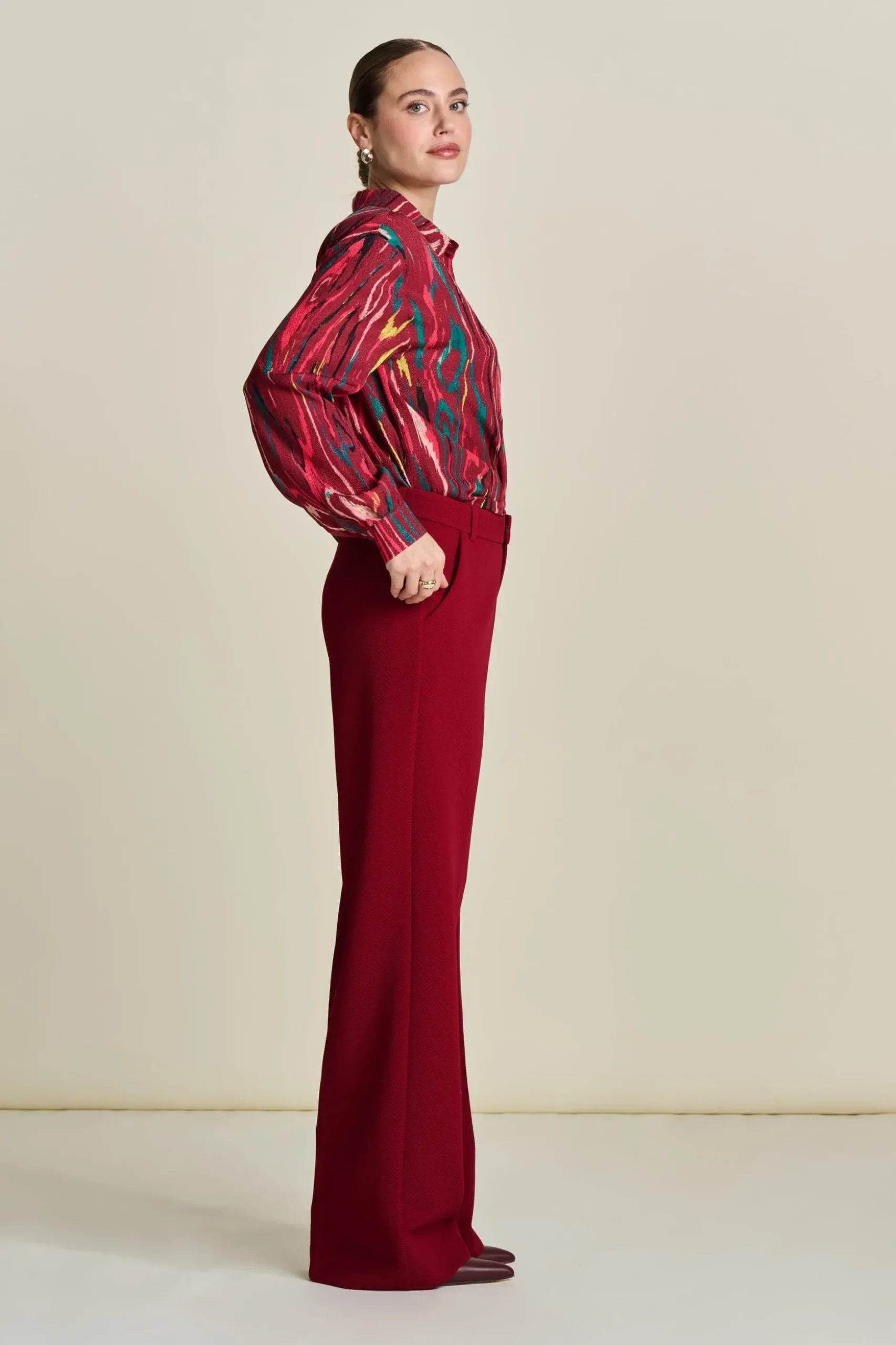 broek_wide_leg_burgundy_red_4.webp POM Amsterdam BROEK Wide Leg | Co-Ords | Suits