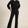 POM Amsterdam JEANS Esmee Flare Vintage Black | Jeans | Broeken