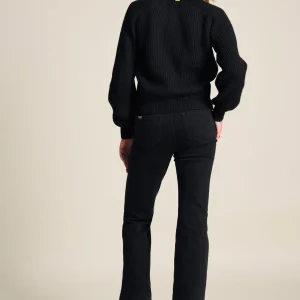 POM Amsterdam JEANS Esmee Flare Vintage Black | Jeans | Broeken