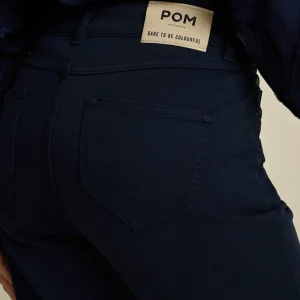 POM Amsterdam JEANS KATE Flare Washed Midnight Blue | Jeans | Broeken