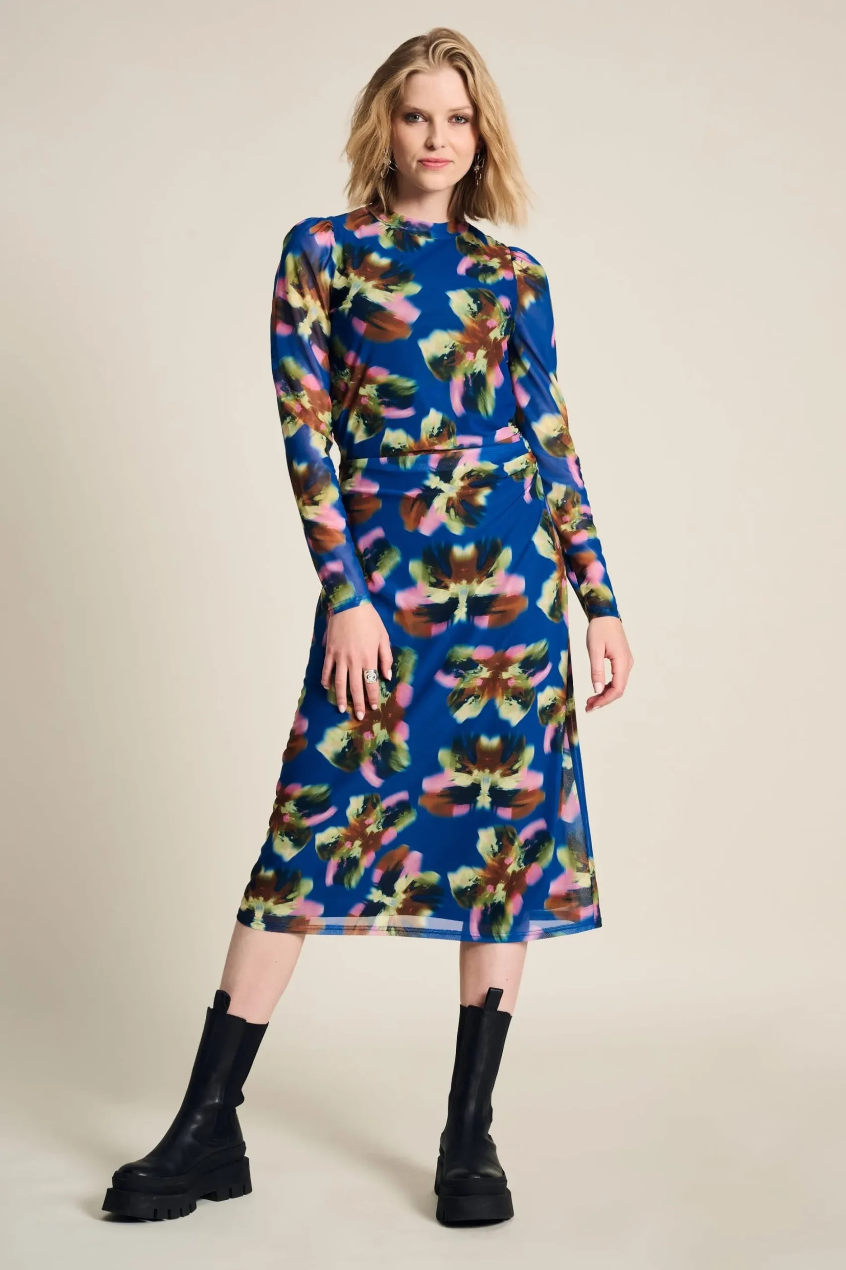 jurk_butterfly_blue_mesh_0.webp POM Amsterdam JURK Mesh | Jurken