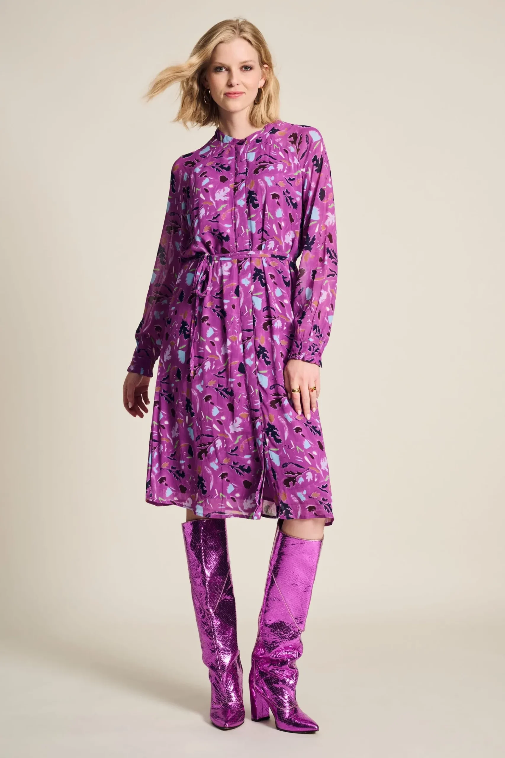 jurk_featherfest_cactus_pink_0.webp POM Amsterdam JURK | Jurken