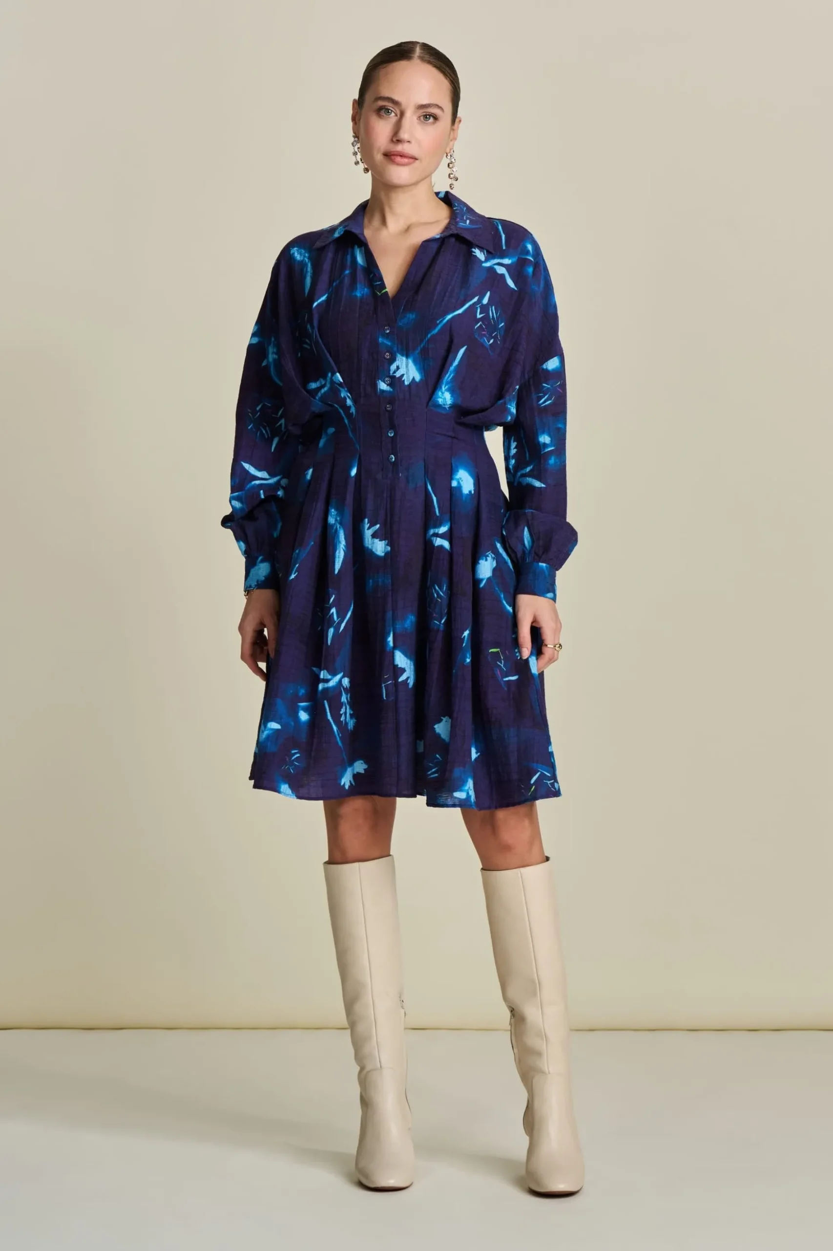 jurk_feathers_and_floral_2.webp POM Amsterdam JURK | Jurken