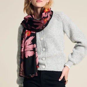 POM Amsterdam SJAAL Big Blooming Pink | Sjaals