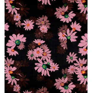 POM Amsterdam SJAAL Big Blooming Pink | Sjaals