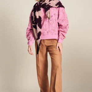 POM Amsterdam SJAAL Camo Red Pink | Sjaals
