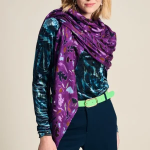 POM Amsterdam SJAAL Featherfest Cactus Pink | Sjaals