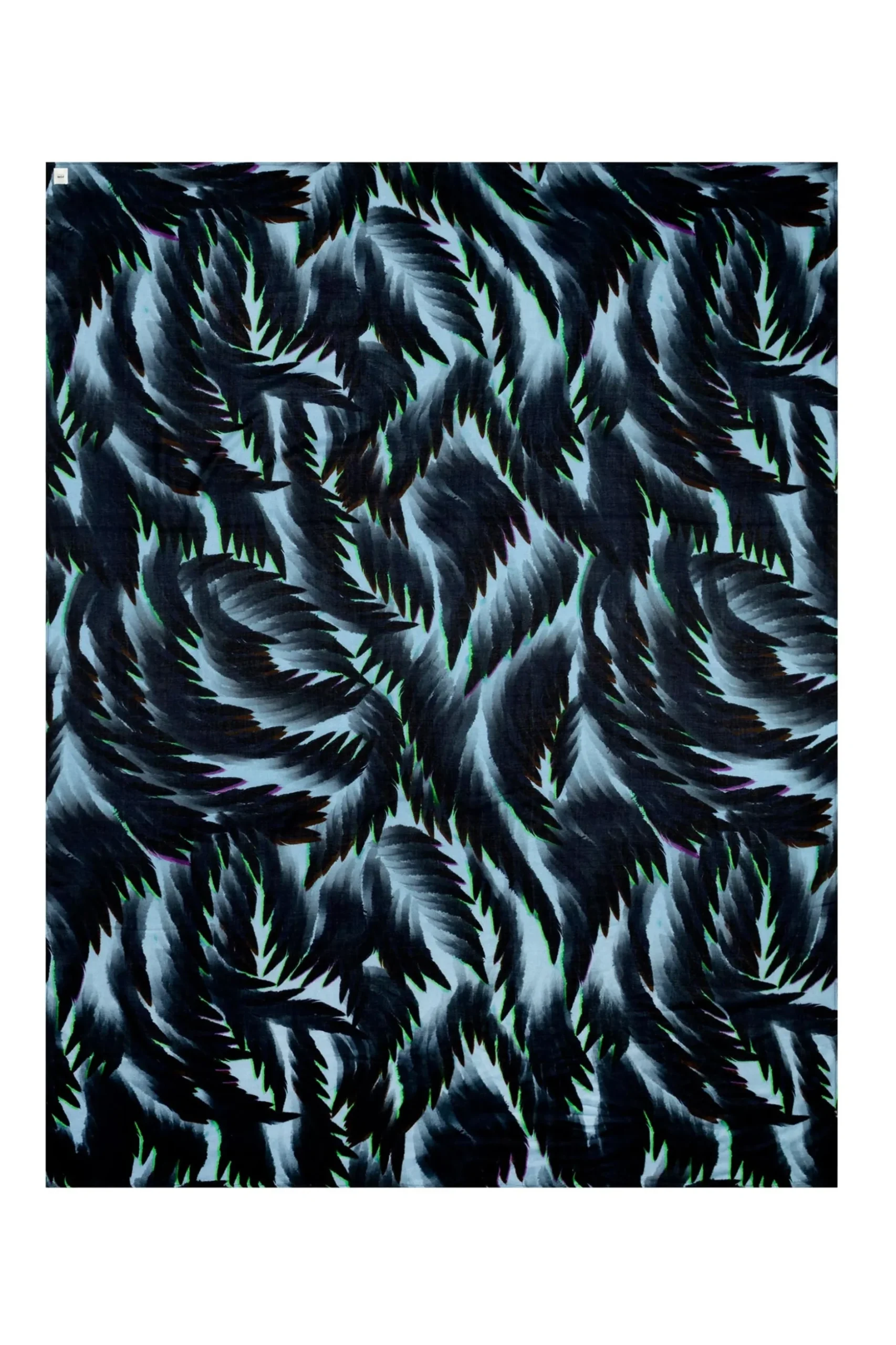 sjaal_feathers_blue_1.webp POM Amsterdam SJAAL Feathers Blue | Sjaals
