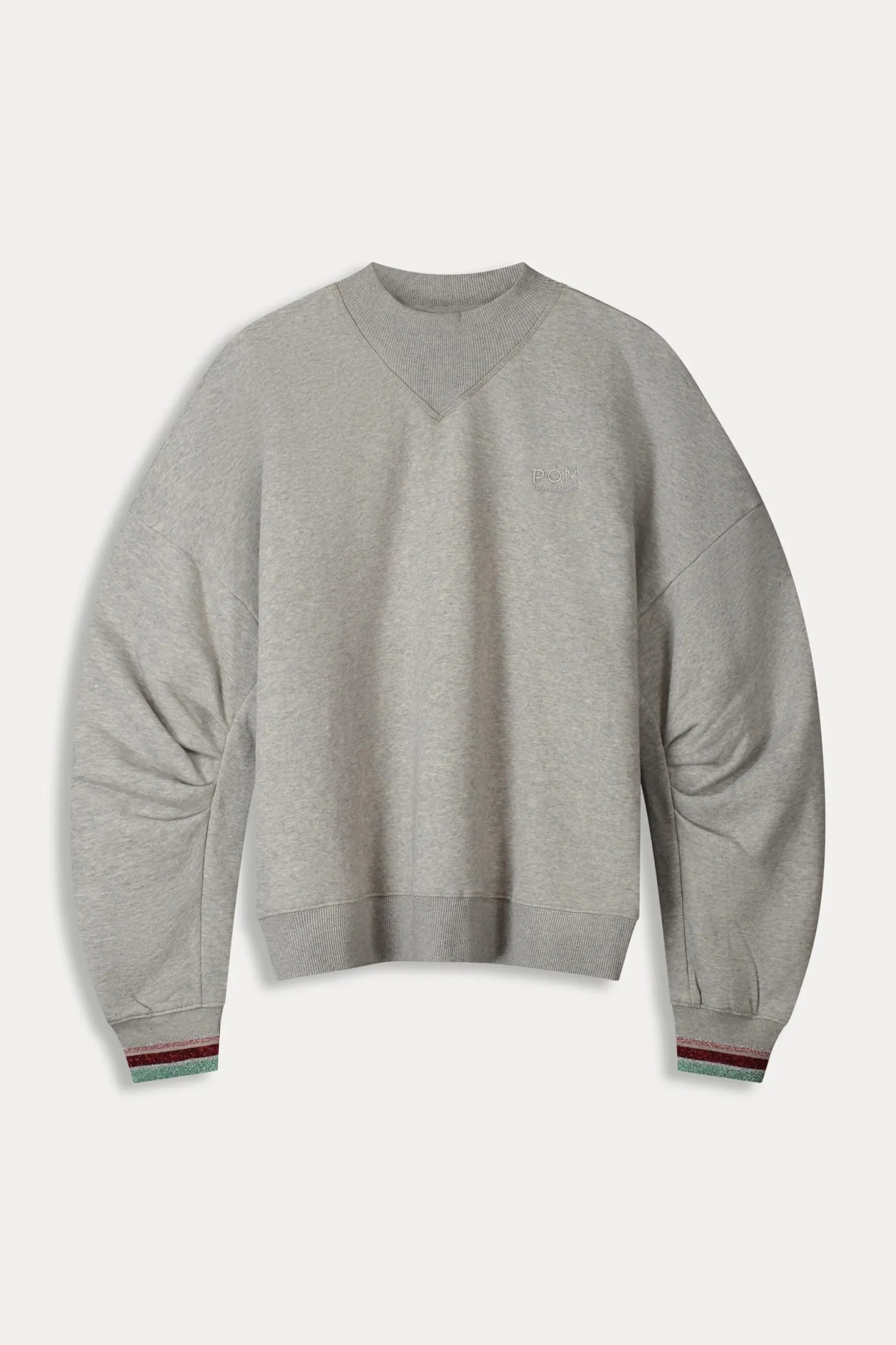 sweater_grey_melange_1.webp POM Amsterdam SWEATER | Truien & Vesten