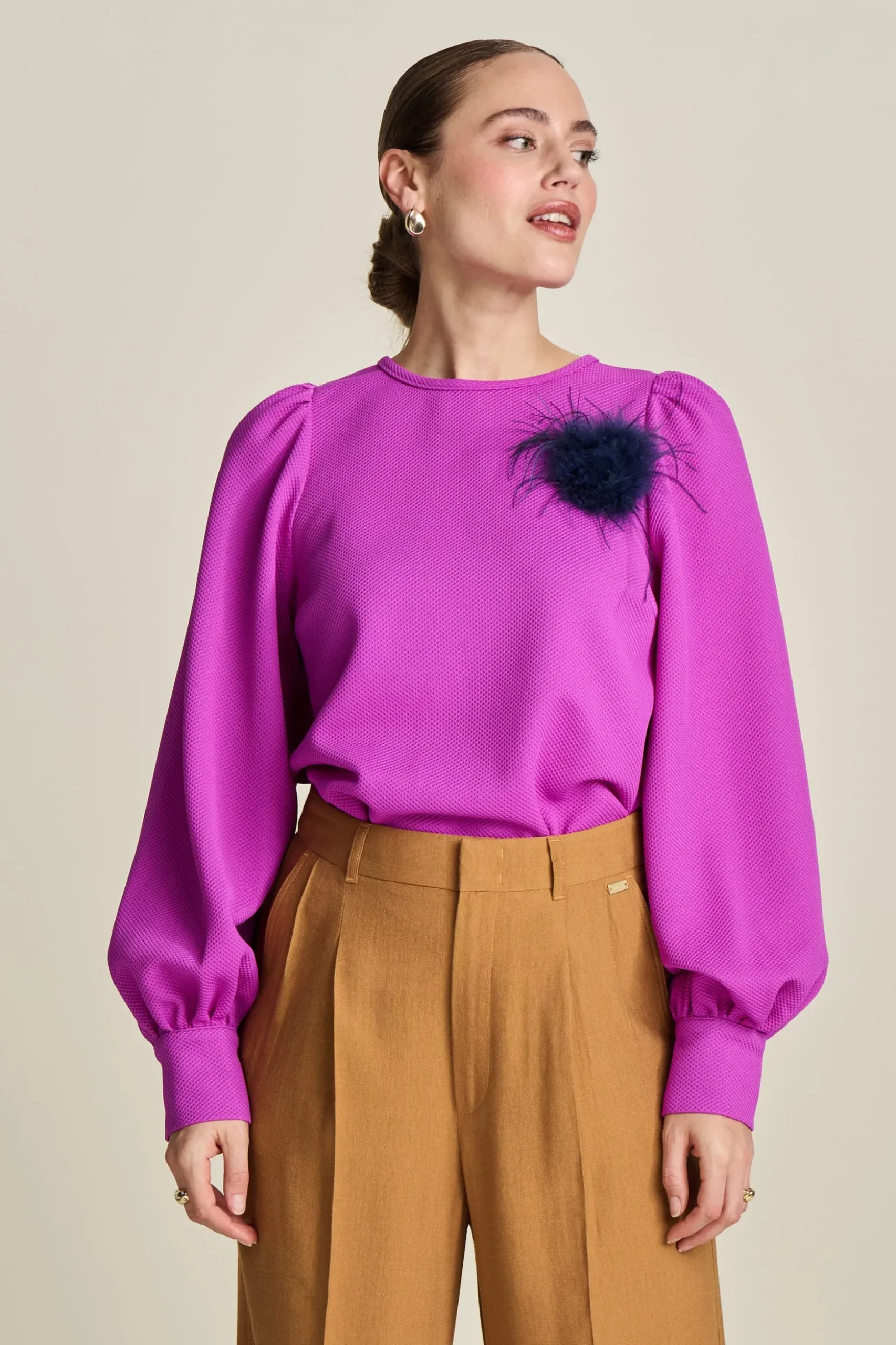 top_cactus_pink_2.webp POM Amsterdam TOP | Tops & Turtlenecks