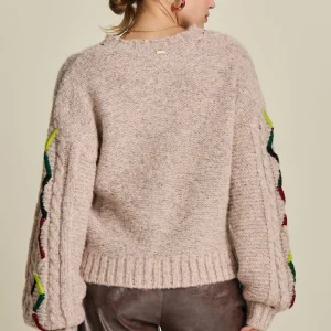 POM Amsterdam TRUI Cable Pink | Truien & Vesten