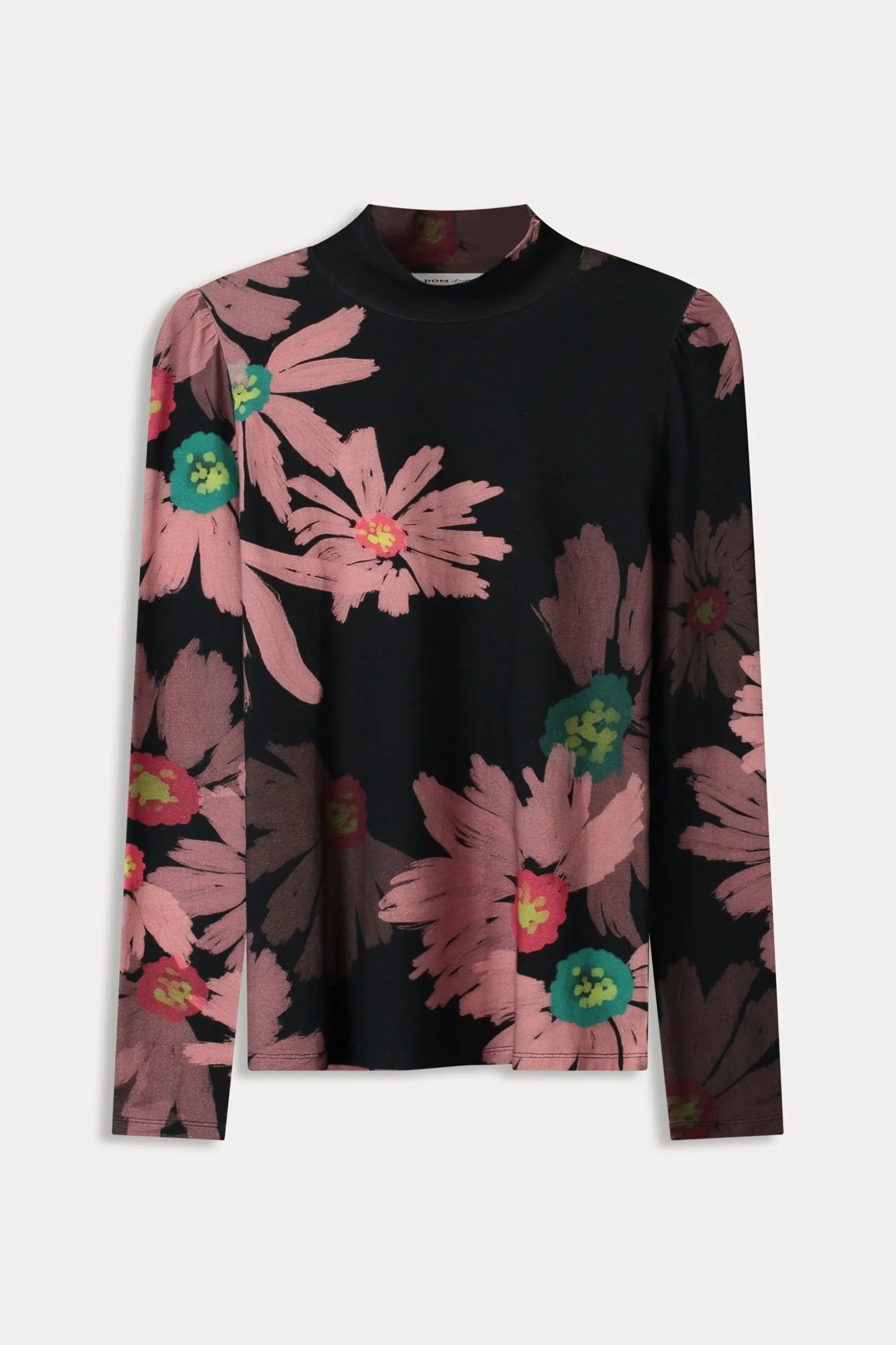 turtleneck_big_blooming_pink_1.webp POM Amsterdam TURTLENECK | Tops & Turtlenecks