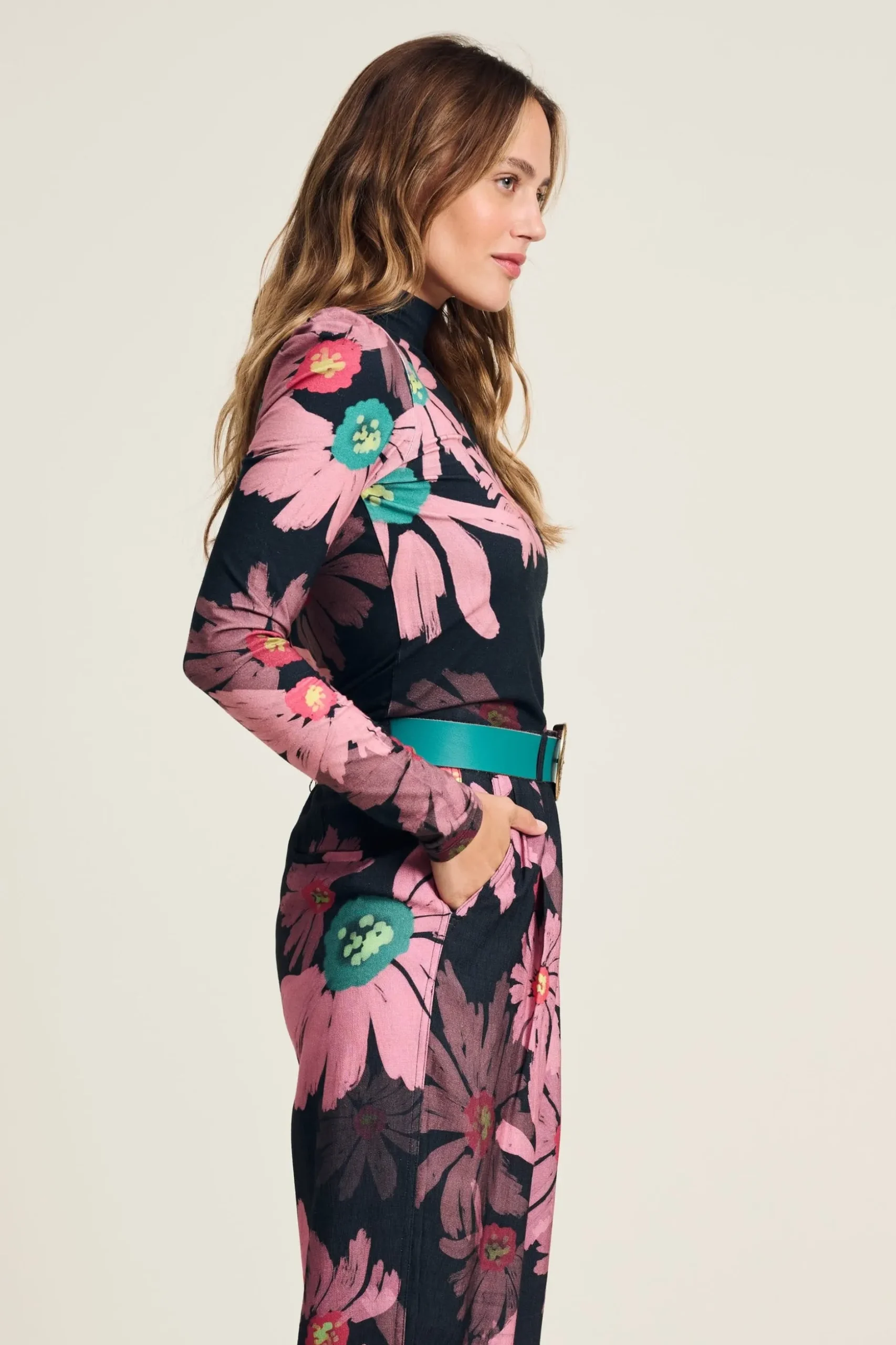 turtleneck_big_blooming_pink_2.webp POM Amsterdam TURTLENECK | Tops & Turtlenecks