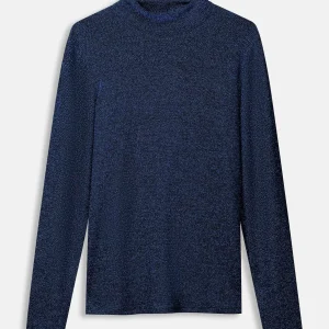 POM Amsterdam TURTLENECK Festive Blue | Co-Ords | Tops & Turtlenecks