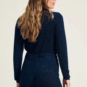 POM Amsterdam TURTLENECK Festive Blue | Co-Ords | Tops & Turtlenecks
