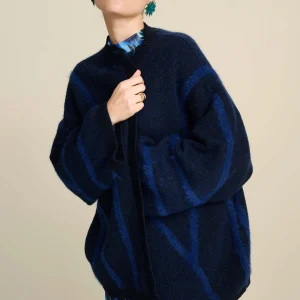 POM Amsterdam VEST Midnight Blue | Truien & Vesten